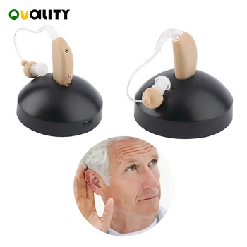 

Mini Size Hearing Aid Plastic Hearing Aids Sound Voice Amplifier Rechargeable Suit for Elderly Hearing Loss