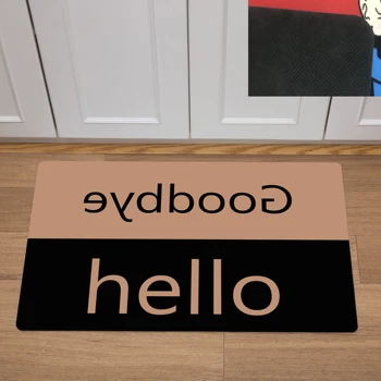 

Customizable Rubber Non-slip Machine Washable Outdoor Camping Mat Bathroom Door Mat