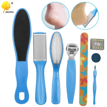 

8 in 1 foot exfoliator pedicure kit foot file file callus spatula for removing dead skin foot exfoliating cleaner