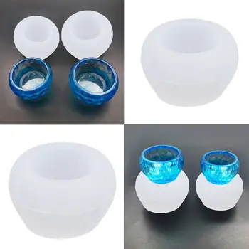 

Crystal Epoxy Bowl Cup Mold UV Resin DIY Crafts Handmade Jewelry Making Mould N58F