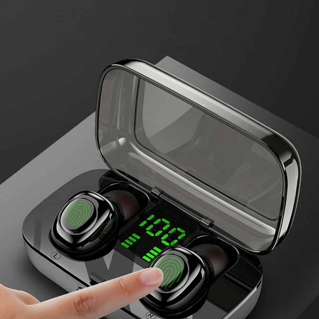XG23 6D стерео Bluetooth наушники светодиодный светодиодные цифровые TWS сенсорные