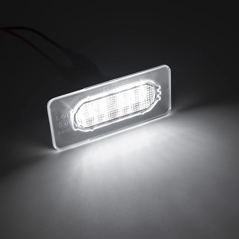 Branco LED License Plate Light, Número da