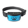 Buen trato Collar antiladridos multifuncional inteligente, dispositivo con botón de presión, vibración de sonido ajustable con indicador de perro con luz de entrenamiento, sin golpes, 7 niveles DdGX8eYeA