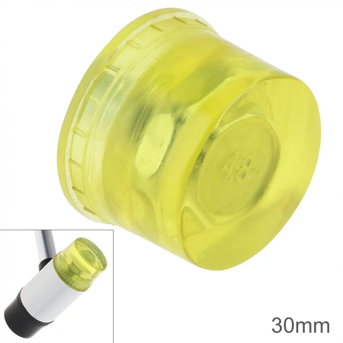 25/30/35/40mm Rubber Hammer Head Double Faced Work Glazing Window Beads Hammer Replaceable Head Nylon Mallet Tool rubber hammer