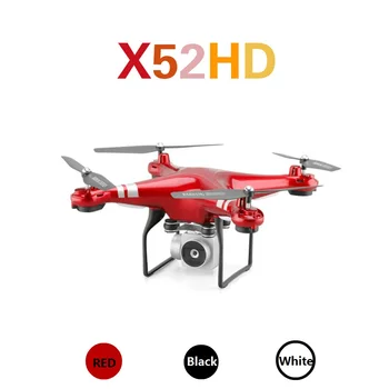 

RC Drone Quadrocopter With Camera RC Helicopter Fix Height Professional fpv Dron With Phone Holder WiFi Drone With Camera Red