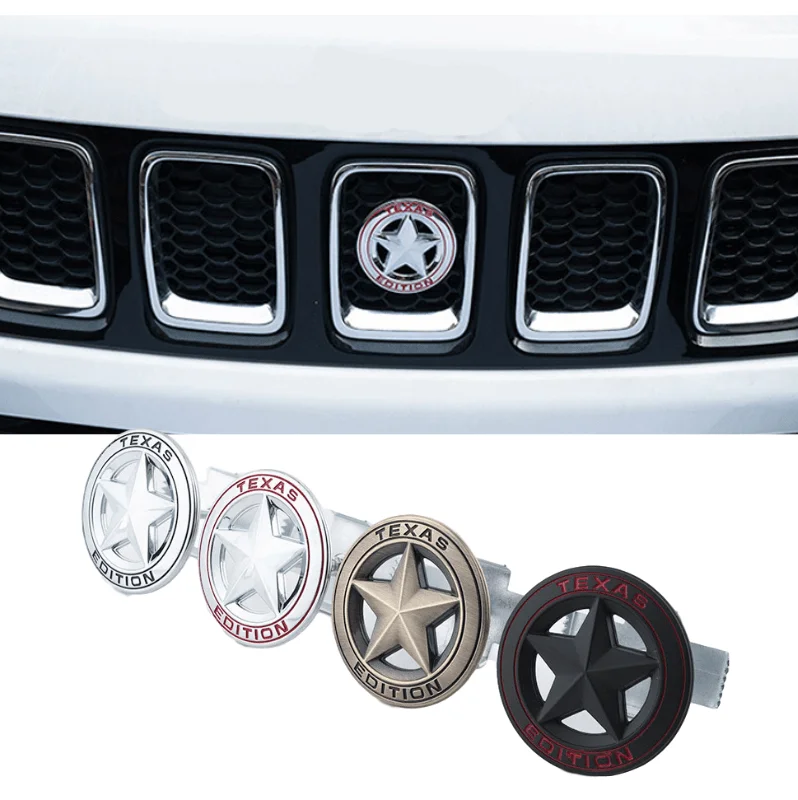 Для Jeep Wrangler tj jk jl Grand Cherokee Commander Renegade Liberty Compass сплав Автомобильная передняя решетка