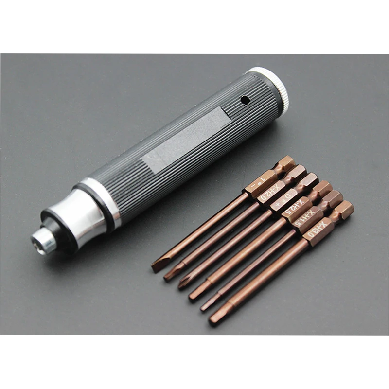 

1Set Six Hexagon Screwdriver Titanium Plating Magnetizing Model Tool Hexagonal Screwdriver 1.5mm2.0mm2.5mm3.0mm