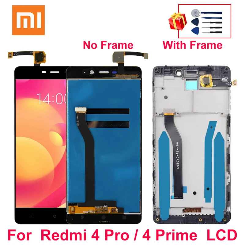 ЖК дисплей для Xiaomi Redmi 4 Pro экран с дигитайзером в сборе датчик рамкой Prime