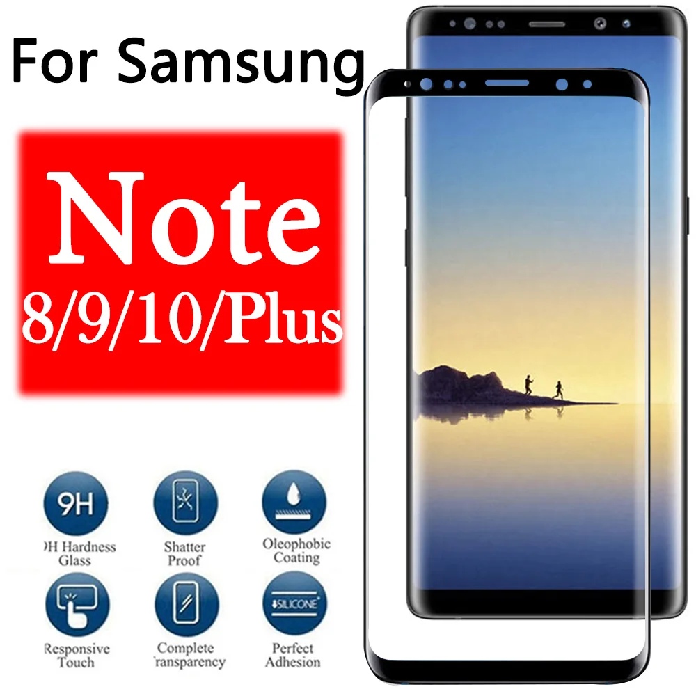 Защитное стекло для samsung Galaxy Note 8 9 10 10 Plus Защитная пленка для экрана Note9 Note8 Note10 Plus закаленное стекло Броня 9H
