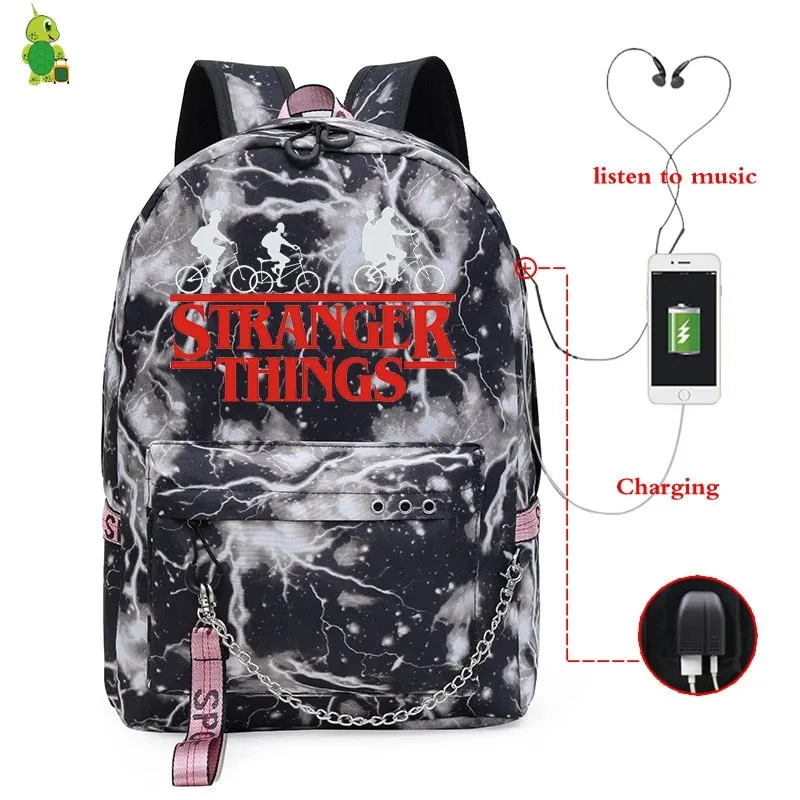 24 Mochila, рюкзак для странных вещей, Usb зарядка, школьные сумки для подростков, девочек, мальчиков, женщин, рюкзаки, Galaxy, рюкзак для ноутбука, дорожная сумка - Цвет: 24