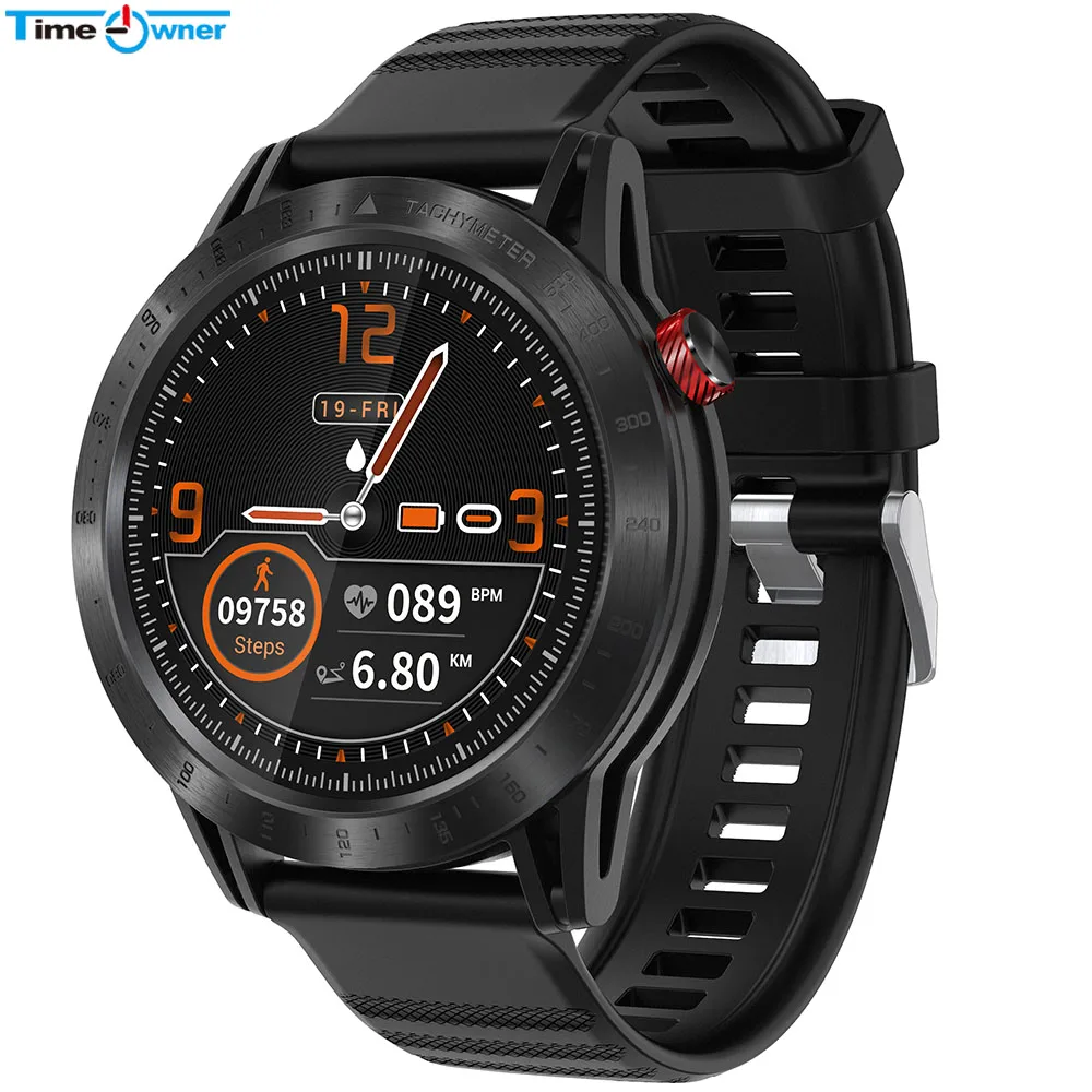 TimeOwner крест Bluetooth Смарт часы водонепроницаемые спортивные часы монитор сердечного ритма во время сна SMS напоминание полный сенсорный фитнес-часы