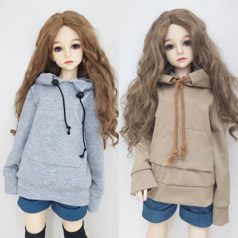 Одежда куклы Толстовка простота длинный рукав подходит для 1/3 1/4 1/6 BJD рубашки куклы аксессуары Модная Одежда для кукол