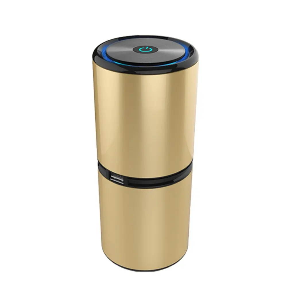 Anion Disinfection Air Purifier Car Usb Aluminum Alloy Car Air Purifier