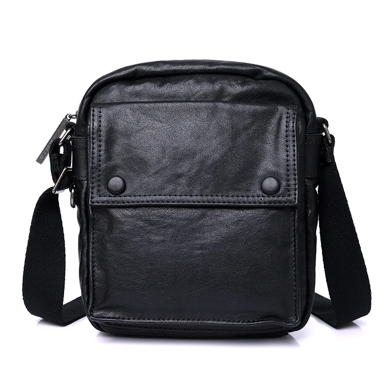 

New Fashion Leather Men Shoulder Bag Outdoor Sports Head Layer Full Grain Men's Messenger Bag Korean Casual Bags