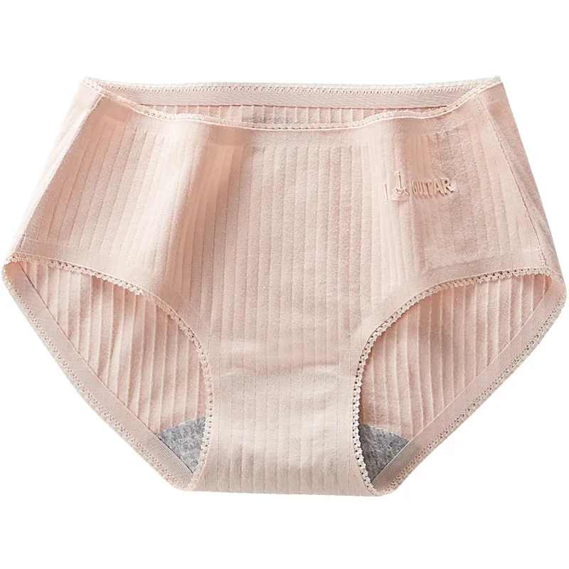 

Fashion Women's Cotton Panties New Thread Seamless Women Underwear Middle Waist Briefs High Quality Comfortable Shorts