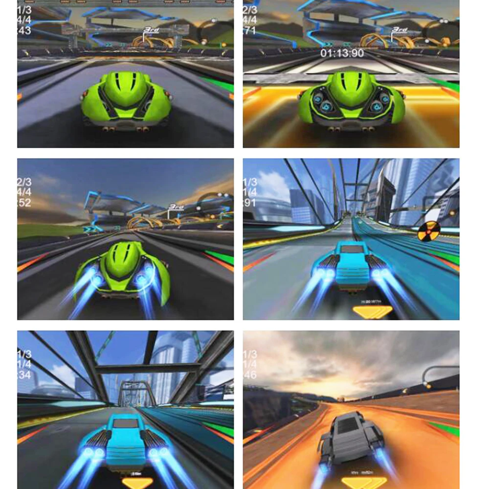 Colección de juegos de carreras, entretenimiento, máquina operada por