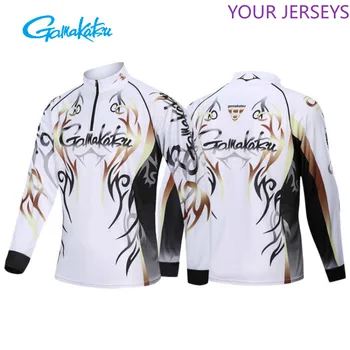

2020 New Gamakatsu Fishing Clothing Vests Quick-Drying Anti-UV Fishing Jacket Sports Long Sleeve Fishing Clothes DAIWA Pesca