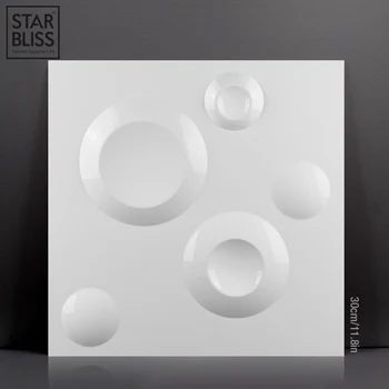 

30x30cm 3D Wallboard Mosaic Tile Sticker Kitchen Backsplash Bathroom Wall Tile Stickers Decor Waterproof Peel&Stick PVC Tiles