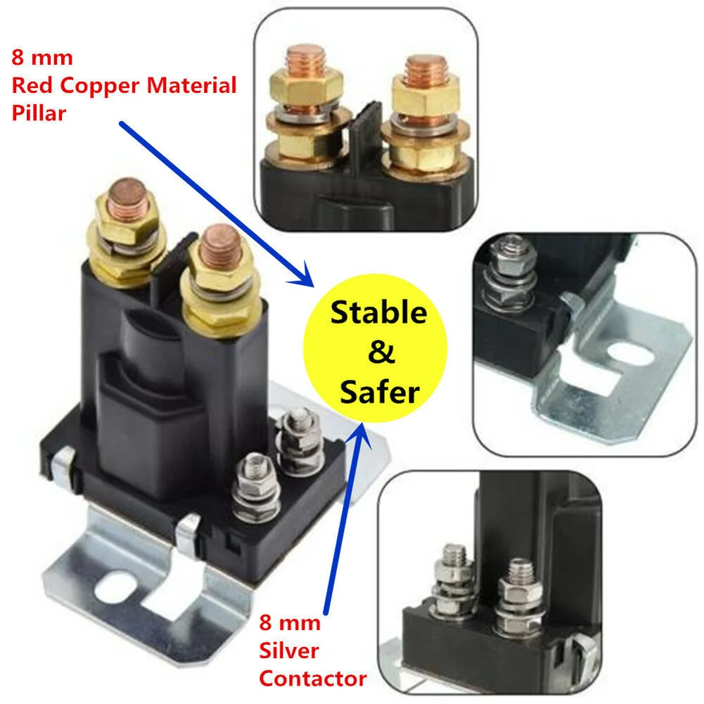 4 Pin 12V AMP 500A переключатель реле автомобиля легко установить на выключение питания профессиональные аксессуары стартер двойной аккумулятор изолятор Замена