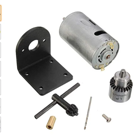 

Cardboard Hole Saw Dc 12-36V Lathe Press 555 Motor With Miniature Hand Drill Chuck And Mounting Bracket Dc Set Tools Supplies