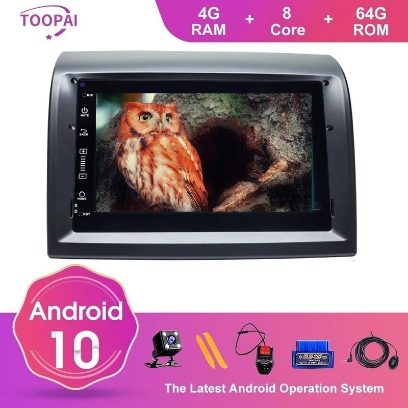 Toopai 7 "Android 10 Autoradio Per Fiat Ducato 2008-2015 Citroen Jumper Peugeot Navigazione Gps Auto Lettore Multimediale Auto Radio