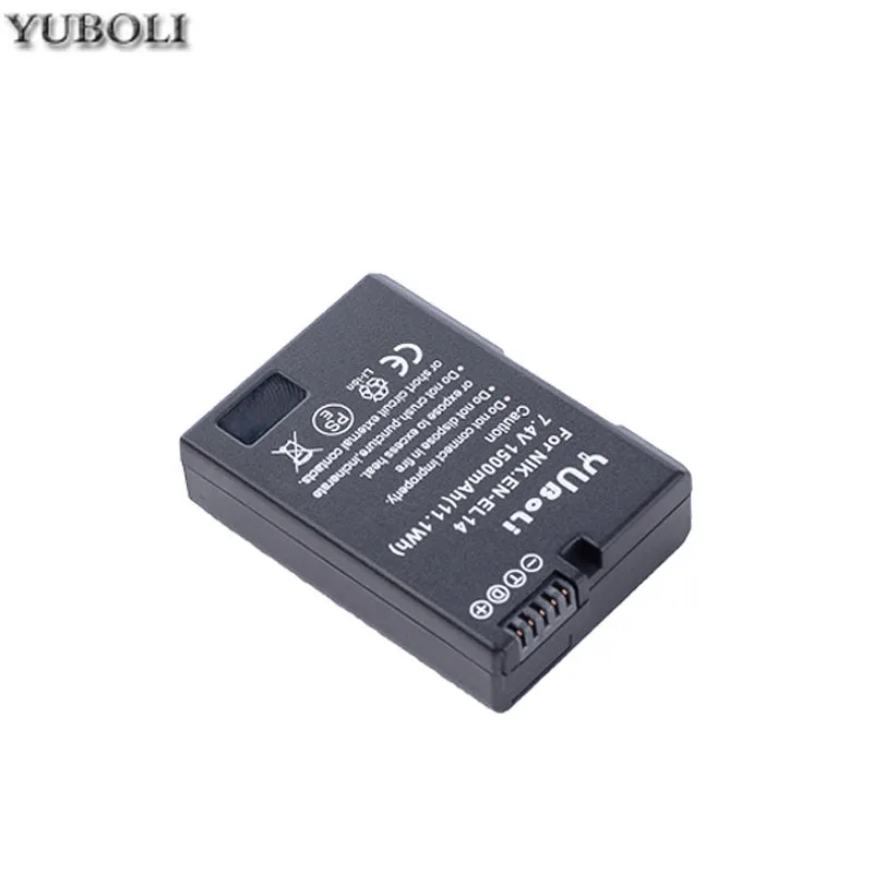 1battery 2x EN-EL14 EN-EL14a ENEL14 EL14 EL14A Батарея для Nikon P7800, P7700, P7100, P7000, D5500, D5300, D5200, D3200, D3300, D5100, D3100, Df - Цвет: 1battery
