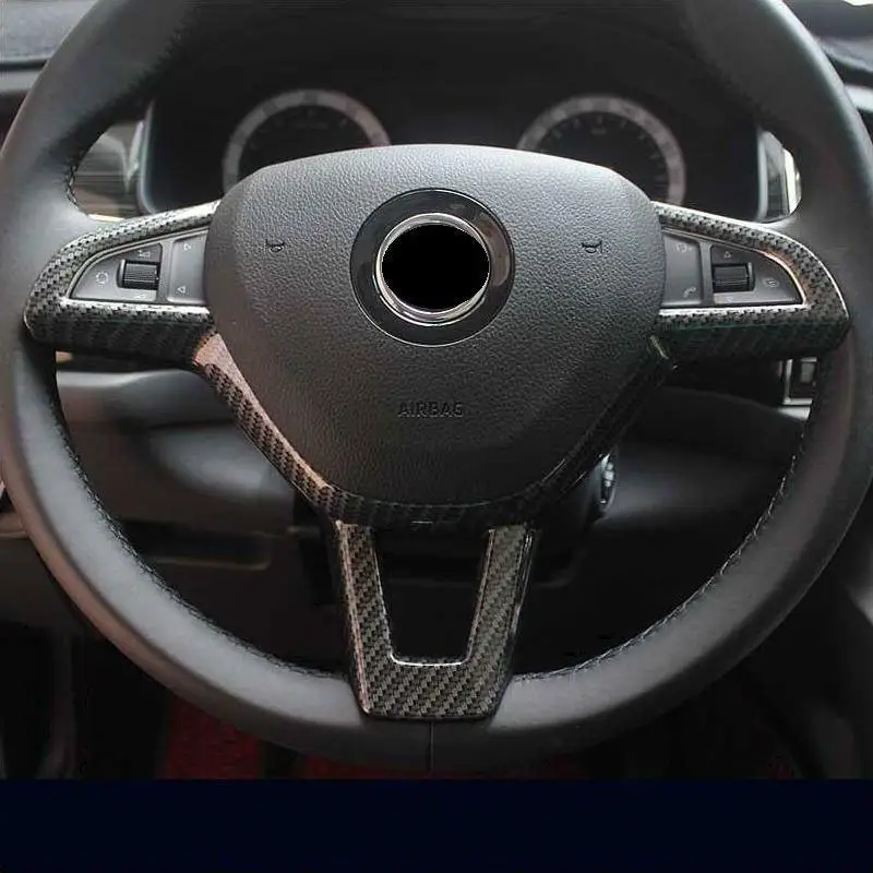 Automovil хром дверные ручки Управление Системы Шестерни Выход Кондиционер интерьера модификации Чехлы 18 мм 19 мм для Skoda Kodiaq - Название цвета: Number 10