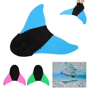 

Training Flippers Swim One-Piece Pedal Webbed Feet Lightweight Plastic Uniform Code Child Fins Diving Outdoor Sport Deep Sea