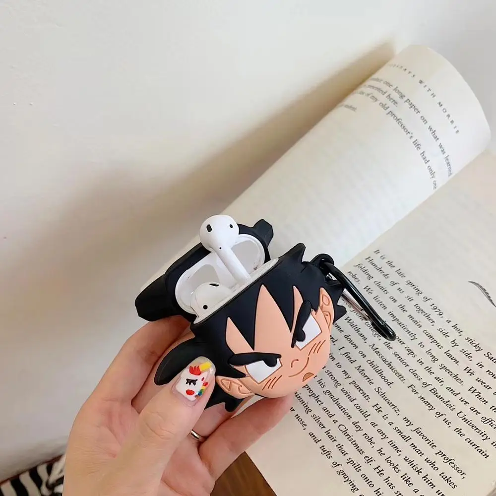 Милый 3D мультфильм анти-падение Dragon Ball, Wukong силиконовый наушник чехол для Apple AirPods 1/2 беспроводной bluetooth чехол для гарнитуры