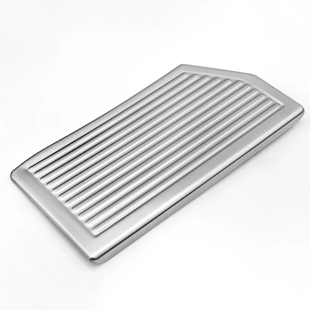 Stainless Steel Foot Rest Footrest Pedals Pad Accessories For Hyundai Tucson TL Palisade NEXO Grandeur Azera 2015-pedal cover,stainless steel pedal cover
