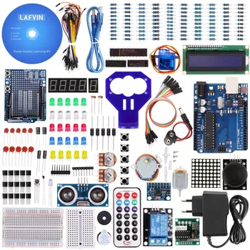 Super Starter Kit including Ultrasonic Sensor, R3 board, LCD1602 Screen for Arduino for UNO Mega2560 Nano with Tutorial
Super Starter Kit including Ultrasonic Sensor, R3 board, LCD1602 Screen for Arduino for UNO Mega2560 Nano with Tutorial