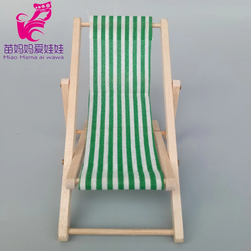 Doll House Accessories Beach Chair For Barbie Blythe Licca Ob11 Doll House Furniture Diy Decoration Dolls Accessories Aliexpress