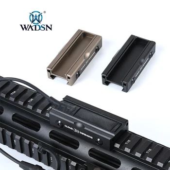 WADSN Tactical CNC Pocket Panel for SF Flashlight Pressure Pad Hunting Scout Light Switch Rat Tail Slot Fit 20mm Picatinny Rail