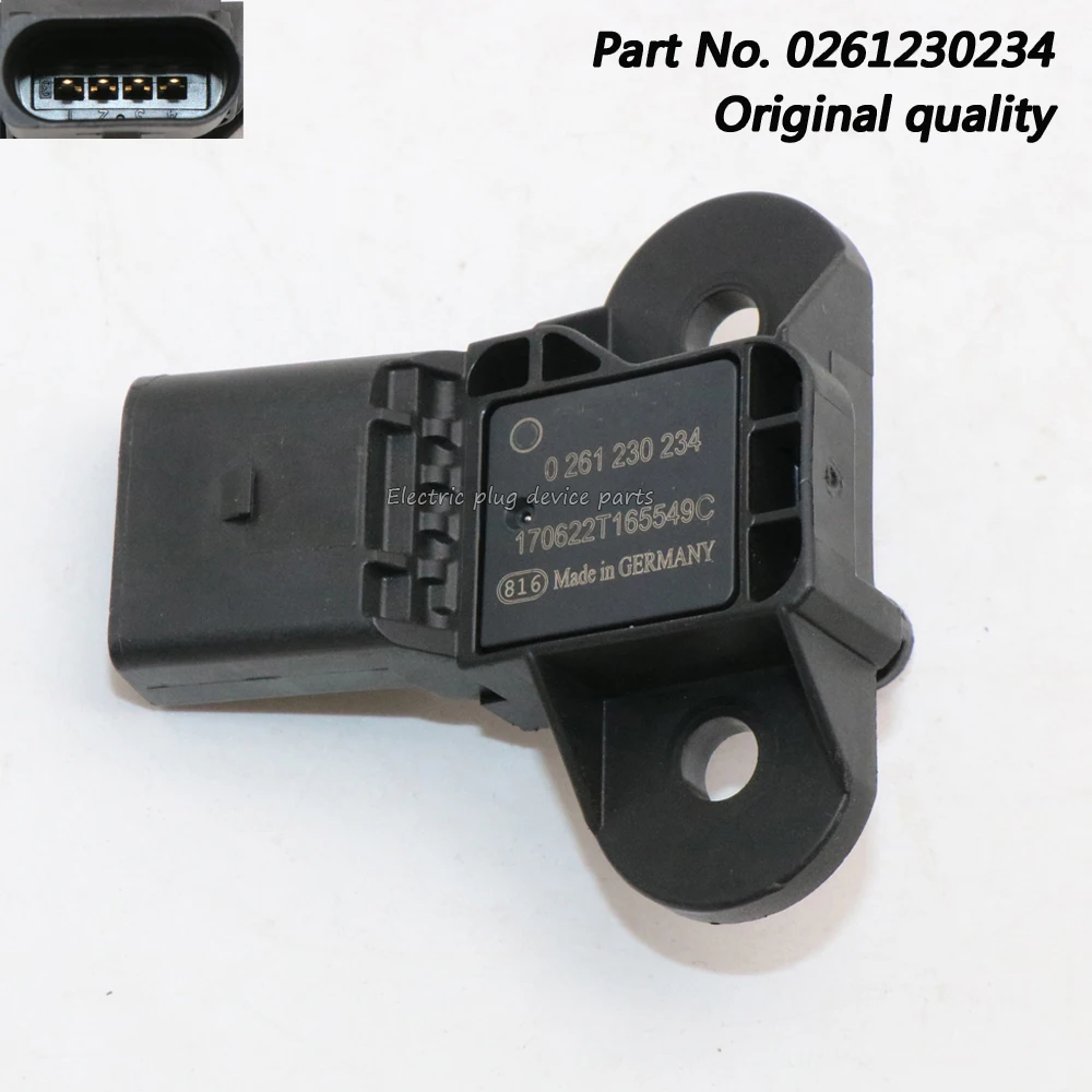 Датчик давления коллектора OEM 0261230234 для Audi A4 A6 A7 A8 Q5 Q7 RS5 S4 S5 S6 SQ5 Porsche volskdata Beetle Golf Jetta