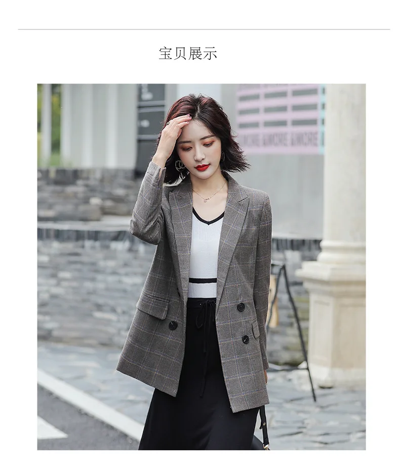 New Style CHIC Online Celebrity Suit Jacket Women's Korean-style Loose Casual Fashion Blazer Women's Hong Kong Style Retro