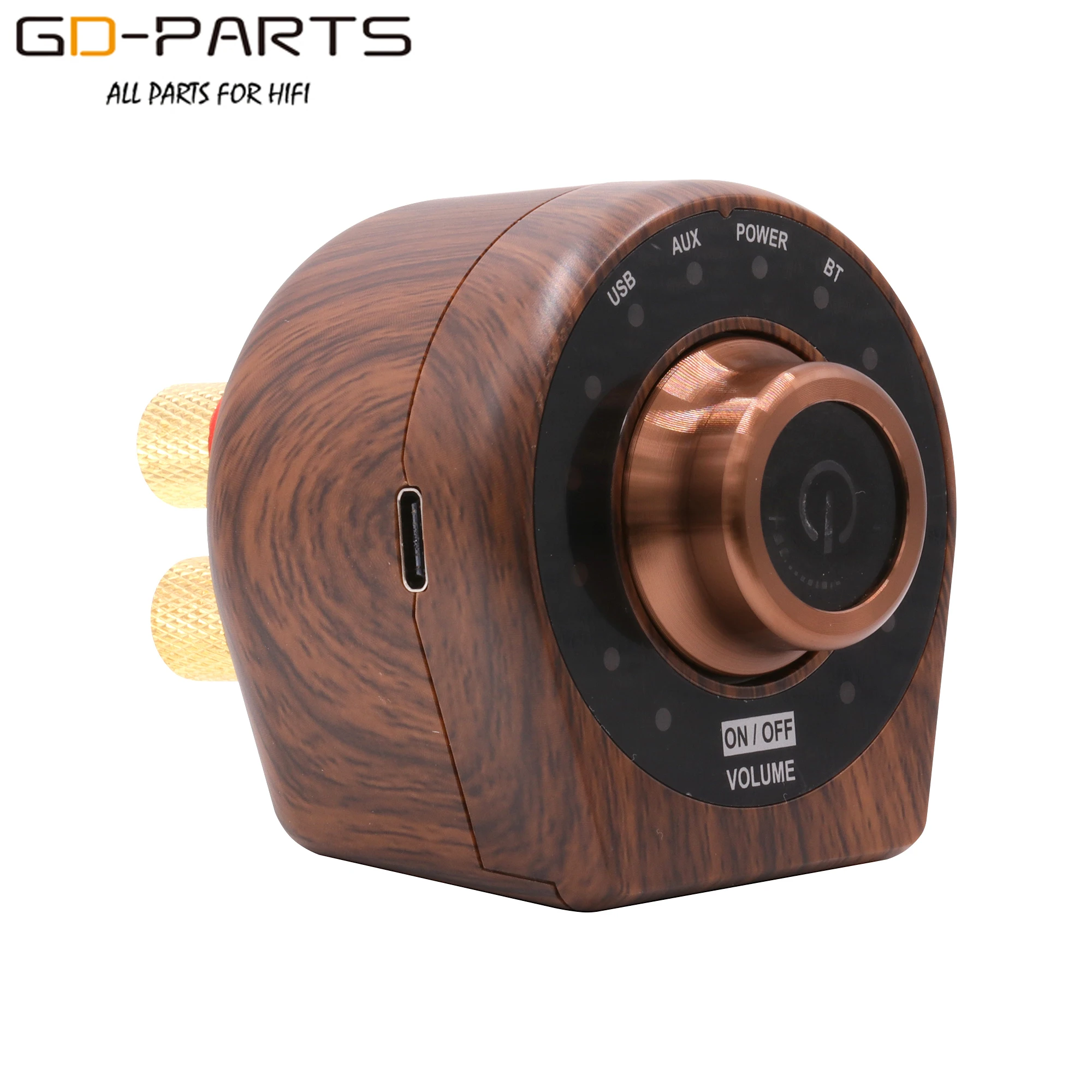 Amplificador de Potência Amplificador de Desktop e Home Theater com Suporte para Bluetooth Mini Digital Estéreo Hifi 5.0 Usb Aux Player 50wx2 Tpa3116 - Image 4