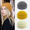 Winter Warm Beanies Casual Adult Men Beanie Female Wool Knitted Beanie SkullCap Short Thread Hip Hop Hat Elastic Hats Unisex ► Photo 2/6