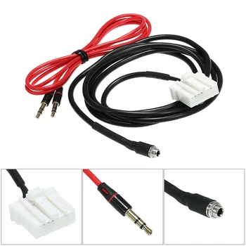 

Hot Fit for Mazda 2 3 5 6 Car AUX Audio Cable Female Adapter Radio Stereo Kit