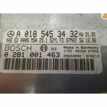 

A0185453432 SWITCHBOARD ENGINE EUA MERCEDES C-CLASS (W202) SALOON