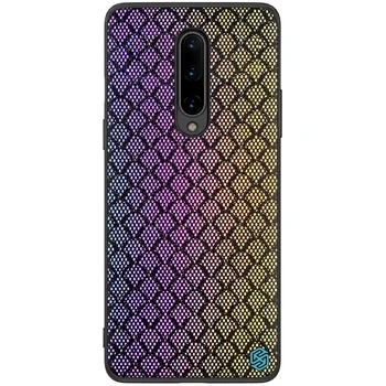 

NILLKIN OnePlus 8 Case Cover Woven Polyester Mesh Reflective Protective Back Cover One Plus 8/1+8 Case
