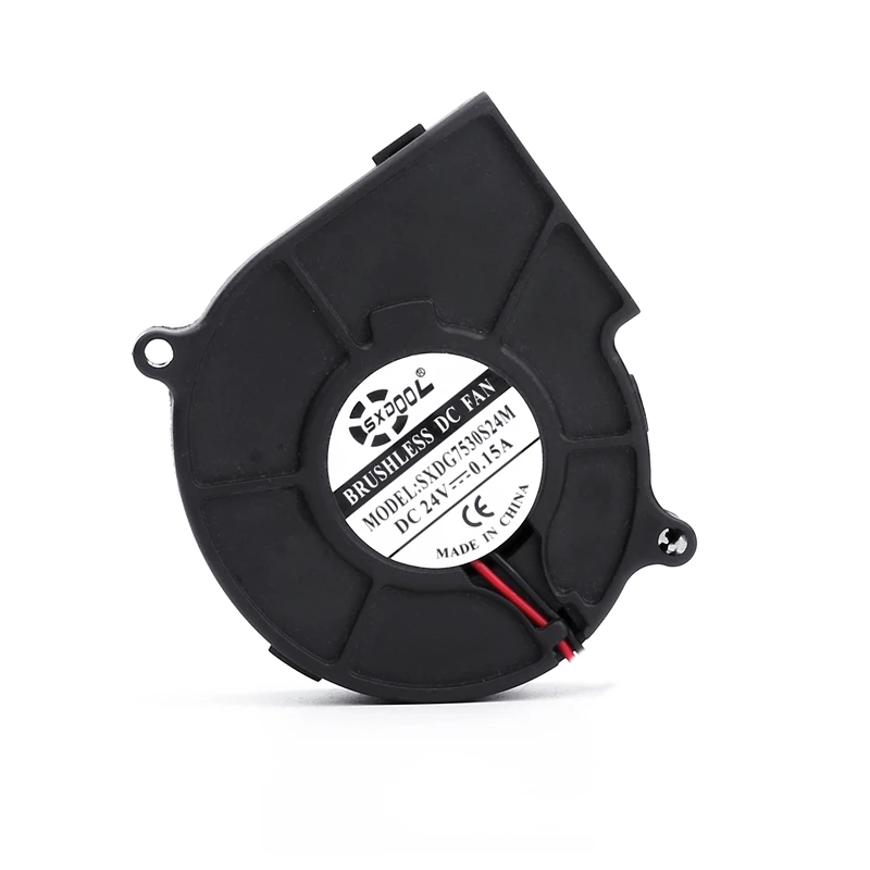 Новый SXDOOL DC 24 В вентилятор 75x75x30 мм 7 см 0.15A 7530 центробежный радиальный воздушный