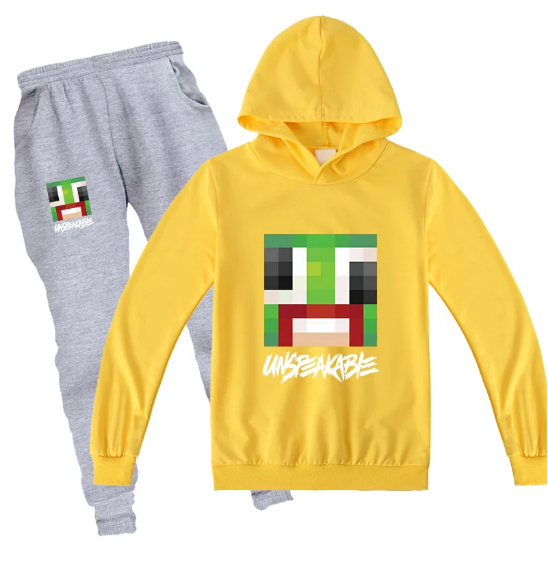 Unspeakable Children Hoodies Pants 2pcs Sets Sweatshirt Long - hoodie roblox t shirt alan walker