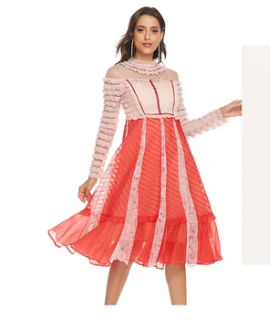 

Super fairy French fairy skirt Li Qin with the same dress 2020 spring and summer new party banquet long skirt dress female