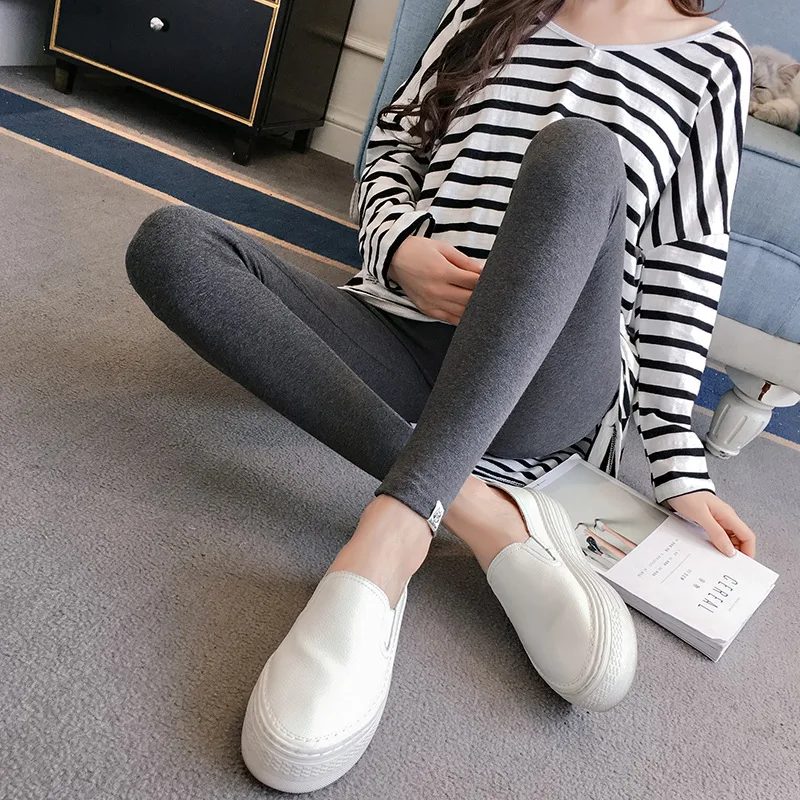 

Spring And Autumn Pure Cotton Ultra-stretch Outer Wear 2018 New Style Fashion Mom Women's Pregnant Women Maternity Pants