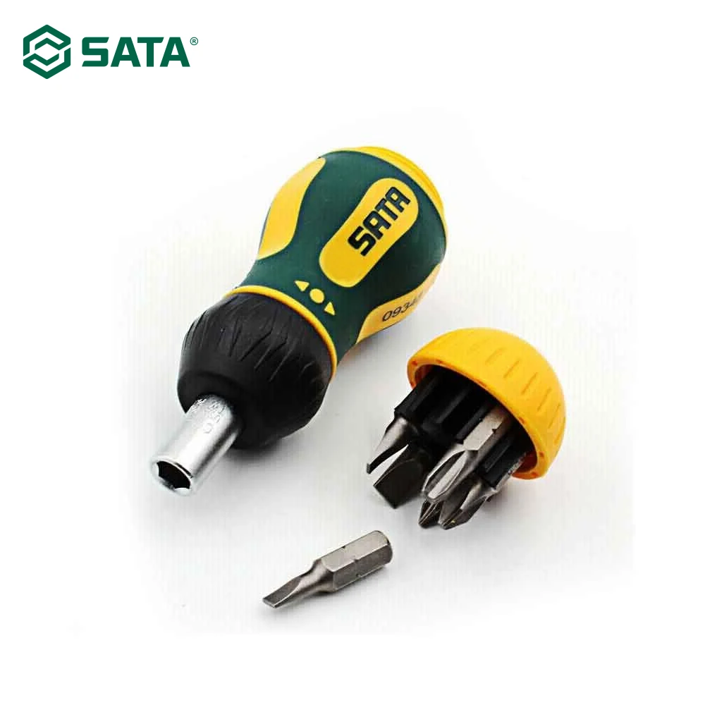 SATA 6 в 1 Stubby храповая Отвертка Магнитный мульти-бит ручной инструмент для ремонта Notework разборка инструмент 09348