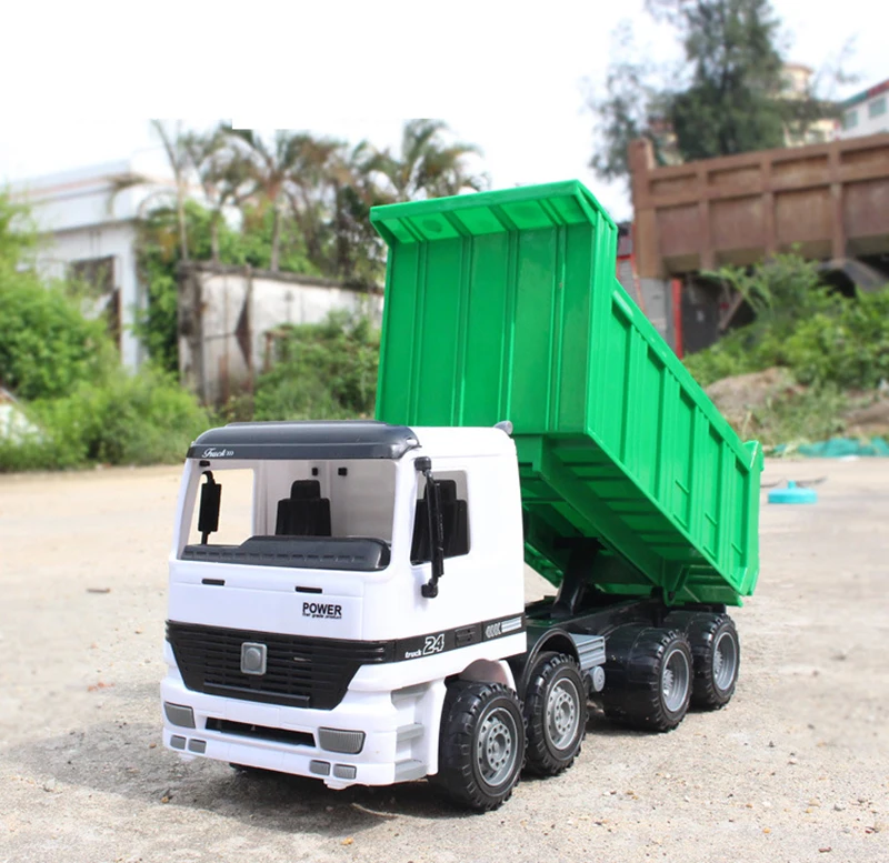 Beach large dump truck big truck inertial transport toy car model boy big truck children's toys