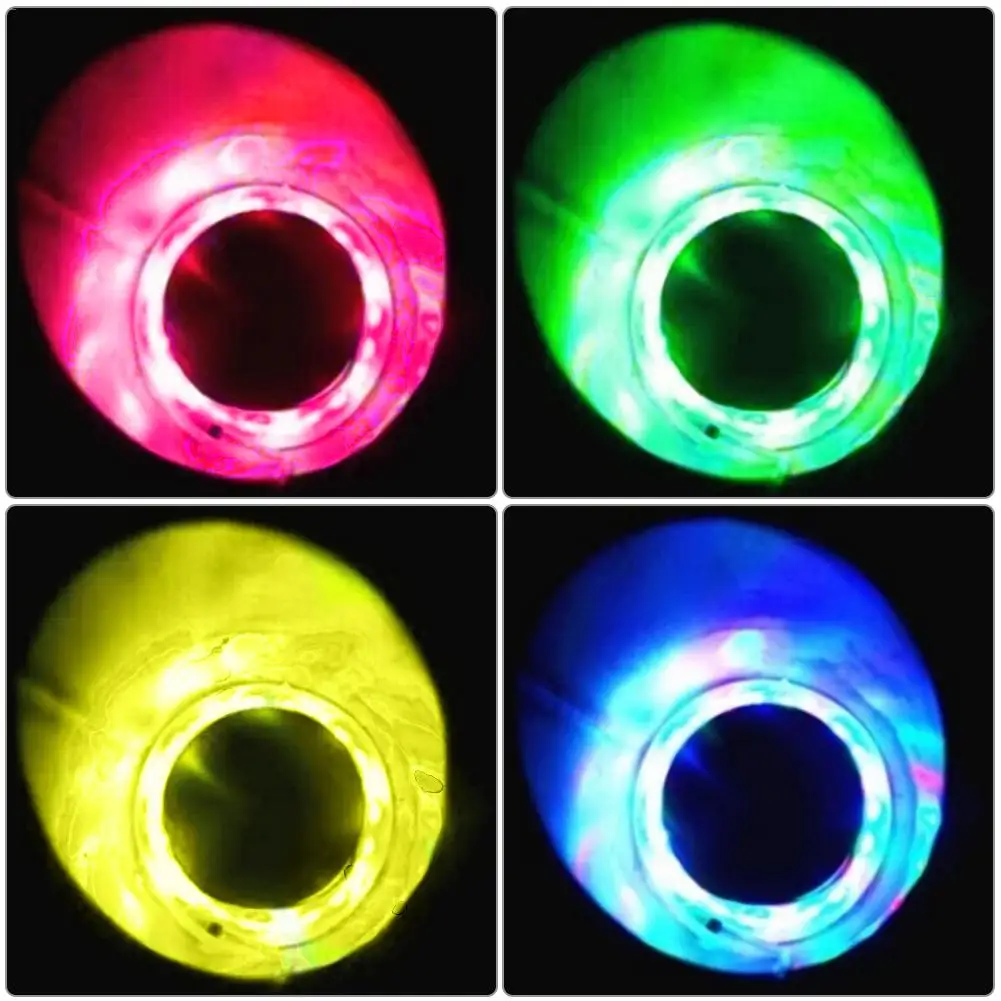 Motorcycle Decorative LED Lights Modification Exhaust Pipe High-Temperature Resistant Light Bar Stripe Accessories