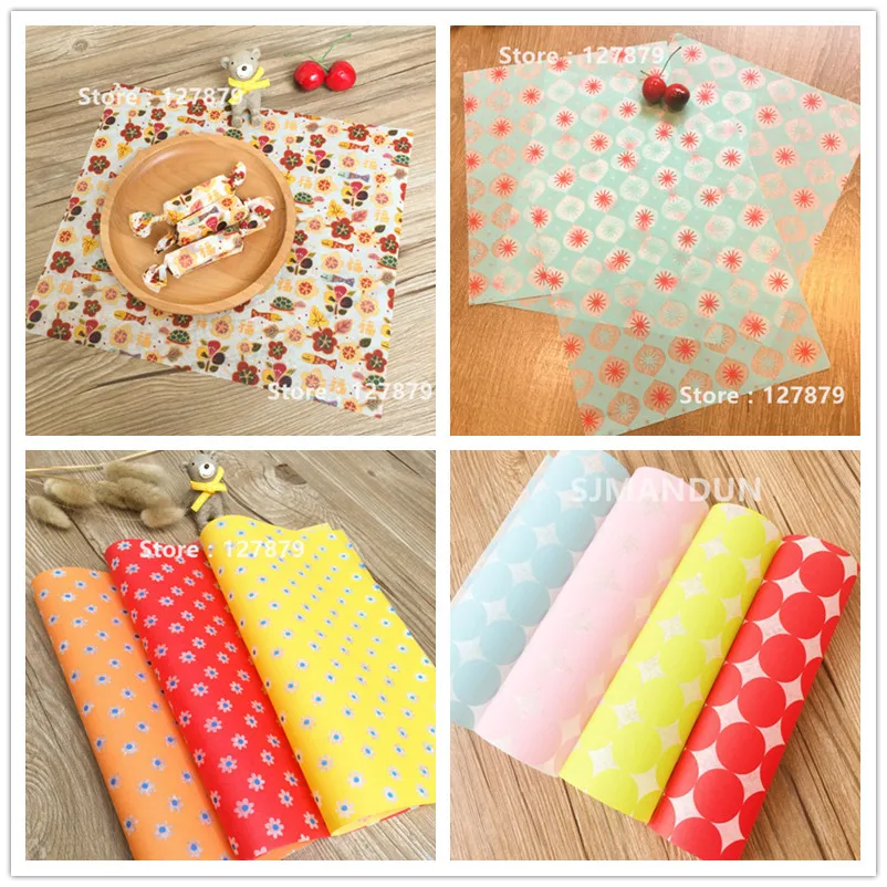 

Oil-proof wax paper for food wrapper paper Bread Sandwich Burger Fries Wrapping Baking Tools fast food Soap Packaging Paper