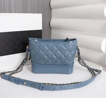 

New Hobo Bag Luxury Handbags Women Bags Designer Sac Main Femme Top Real Leather Ladies Handbags With Gold And Silver Chain
