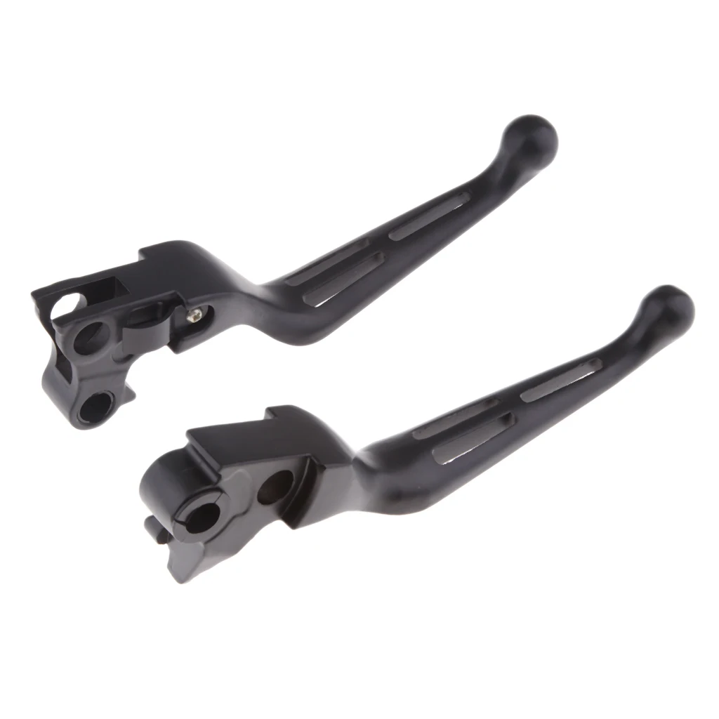 2Pcs Brake Clutch Hand Levers Handle for Harley Dyna Touring 96-07 Easy to Install 